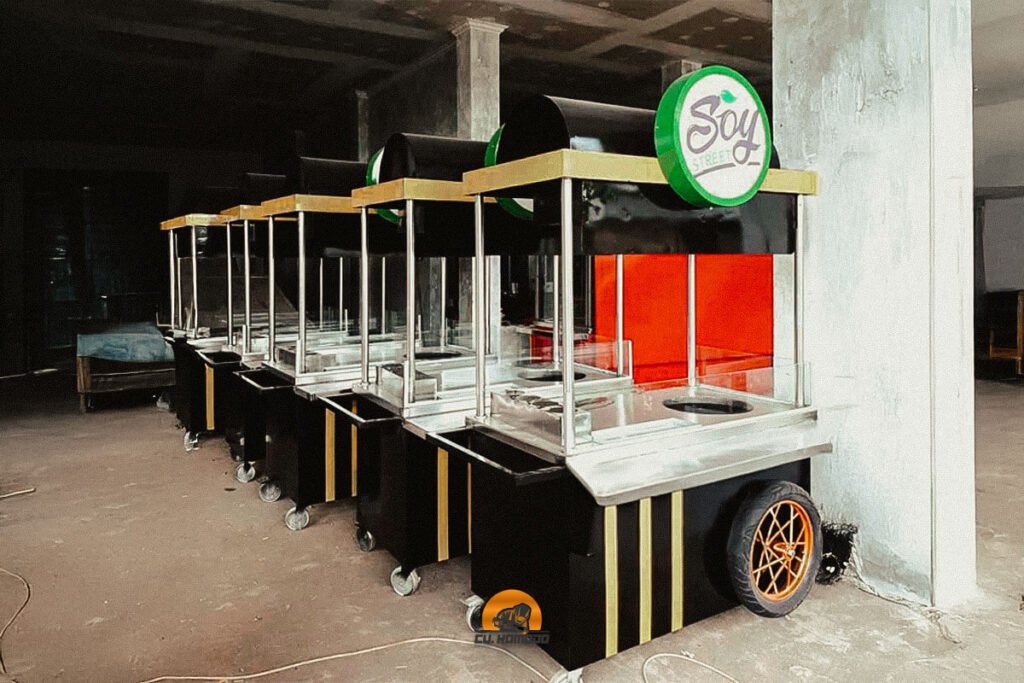 Gerobak Booth Container