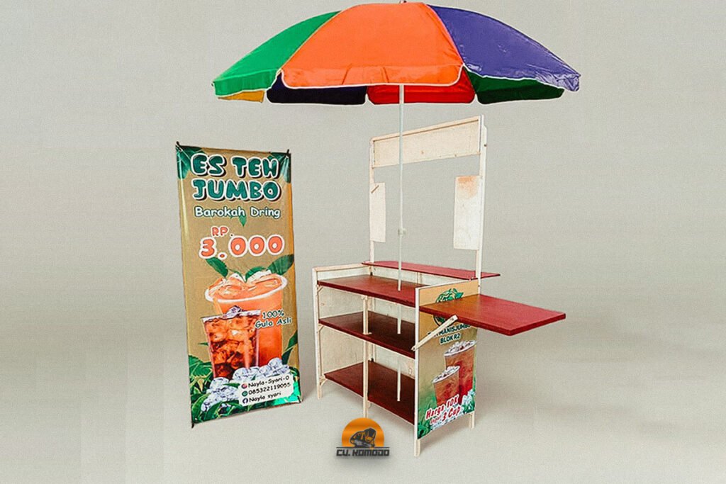 Gerobak Booth Portable